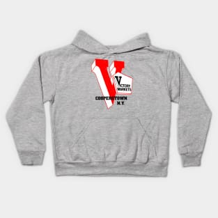 Victory Market Former Cooperstown NY Grocery Store Logo Kids Hoodie